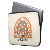 Halloween Vibes Boho Rainbow Fall Halloween Laptopschutzhülle (Vorderseite Links)