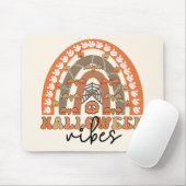 Halloween Vibes Boho Rainbow Fall Halloween Mousepad (Mit Mouse)