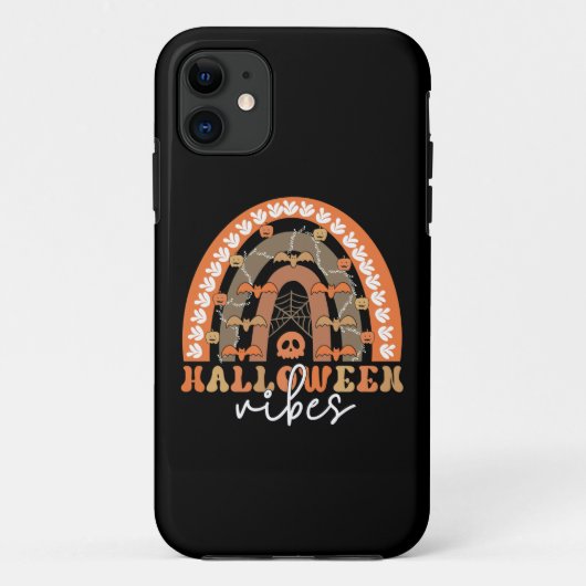 Halloween Vibes Boho Regenbogen Fall Spooky Case-Mate iPhone Hülle (Rückseite)