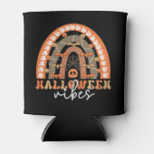 Halloween Vibes Boho Regenbogen Fall Spooky Dosenkühler (Vorderseite)
