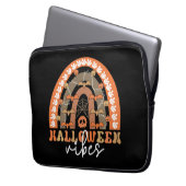 Halloween Vibes Boho Regenbogen Fall Spooky Laptopschutzhülle (Vorderseite Links)