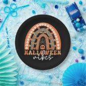 Halloween Vibes Boho Regenbogen Fall Spooky Pappteller (Party)