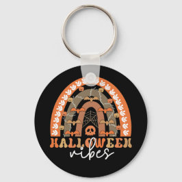 Halloween Vibes Boho Regenbogen Fall Spooky Schlüsselanhänger