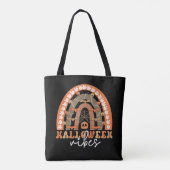 Halloween Vibes Boho Regenbogen Fall Spooky Tasche (Rückseite)