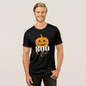 Halloween Vibes BOO CREW Tri-Blend Shirt (Vorderseite voll)