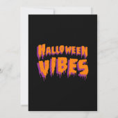 Halloween Vibes Einladung (Rückseite)