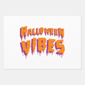 Halloween Vibes Geschenkpapier Set (Vorderseite 2)