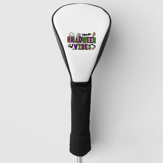 Halloween Vibes Golf Headcover (Vorderseite)