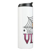 Halloween Vibes, Halloween, Beängstigend, Kostüm Thermosbecher (Nach links gedreht)