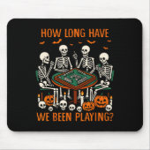 Halloween Vibes Mahjong Lover wie lange sind wir s Mousepad (Vorne)