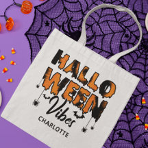Halloween Vibes Modern Typografy Individuelle Name