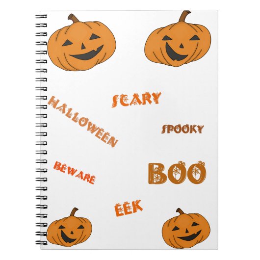 Halloween Vibes Notizblock (Vorderseite)