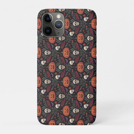 Halloween Vibes Pattern Case-Mate iPhone Hülle (Rückseite)