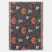 Halloween Vibes Pattern Decke (Vorderseite Vertikal)