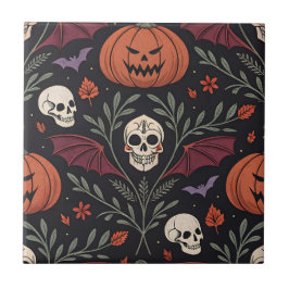 Halloween Vibes Pattern Fliese