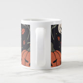 Halloween Vibes Pattern Jumbo-Tasse (Rückseite)