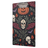 Halloween Vibes Pattern Klemmbrett (Links)