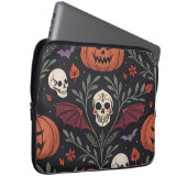 Halloween Vibes Pattern Laptopschutzhülle (Vorne Rechts)