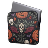 Halloween Vibes Pattern Laptopschutzhülle (Vorderseite Links)