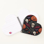 Halloween Vibes Pattern Notizblock (Innenseite)