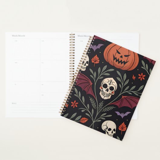 Halloween Vibes Pattern Planer (Anzeige)