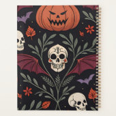 Halloween Vibes Pattern Planer (Rückseite)