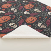 Halloween Vibes Pattern Sherpadecke (3/4)