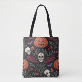 Halloween Vibes Pattern Tasche (Vorderseite)