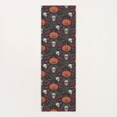 Halloween Vibes Pattern Yogamatte (Rückseite)