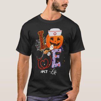 Halloween-Vibes PCT Life Kürbis-Nurse-Outfit für T-Shirt