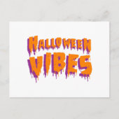 Halloween Vibes Postkarte (Vorderseite)