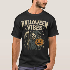 Halloween Vibes Sensenmann T-Shirt