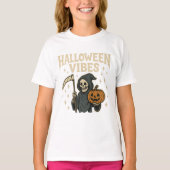 Halloween Vibes Sensenmann T-Shirt (Vorderseite)