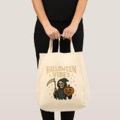 Halloween Vibes Sensenmann Tote Bag Tragetasche (Vorderseite (Produkt))