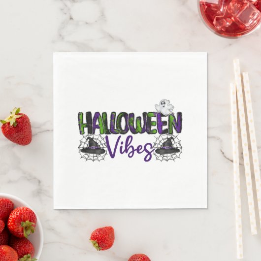 Halloween Vibes Serviette (Beispiel)