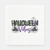 Halloween Vibes Serviette (Vorderseite)