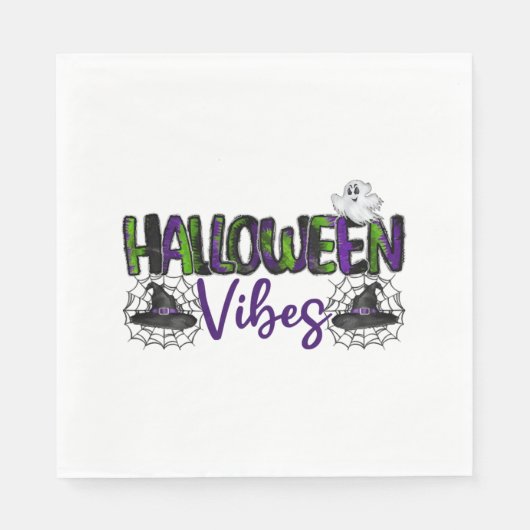 Halloween Vibes Serviette (Vorderseite)