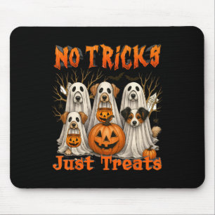 Halloween Vibes Spooky Saison Hund Mama No Tricks Mousepad