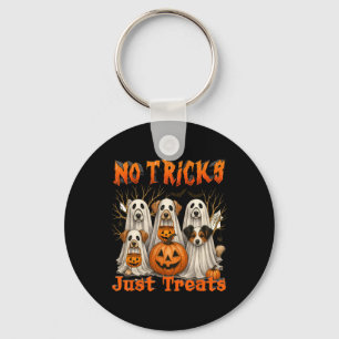 Halloween Vibes Spooky Saison Hund Mama No Tricks Schlüsselanhänger