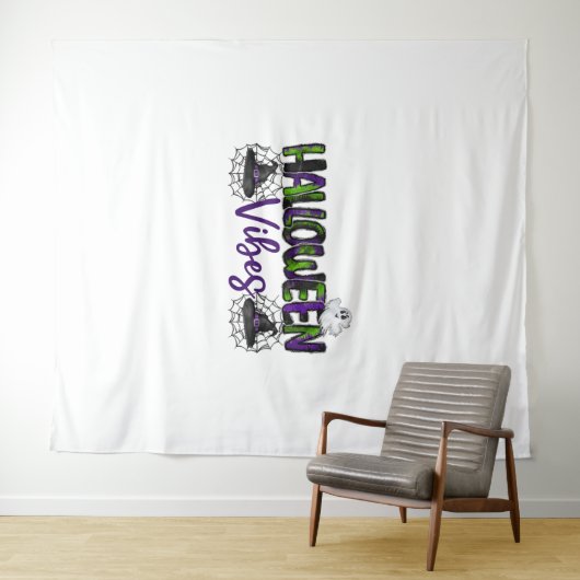 Halloween Vibes Wandteppich (Beispiel (Horizontal))