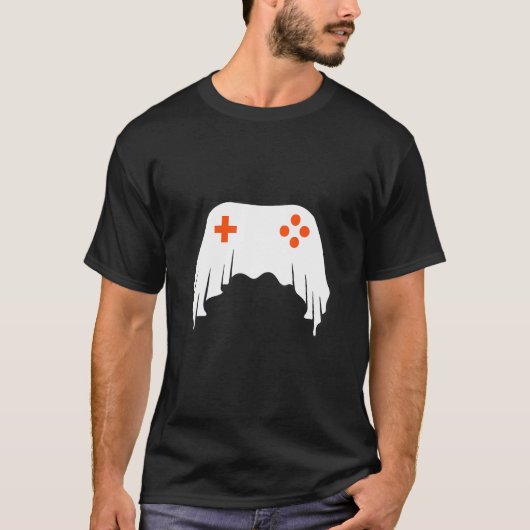 Halloween-Videospiel-Geister-Controller T-Shirt (Vorderseite)