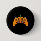 Halloween Videospielcontroller mit Kürbisgesicht Button (Vorderseite)