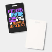 Halloween-Videospiele Ausweis (Vorder- & Rückseite)