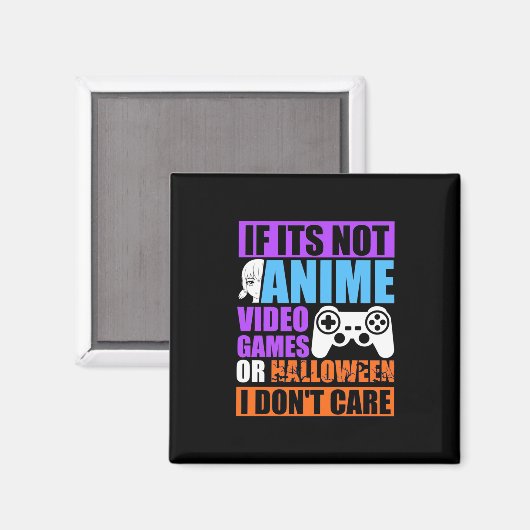 Halloween-Videospiele Magnet (Vorderseite/Rückseite)