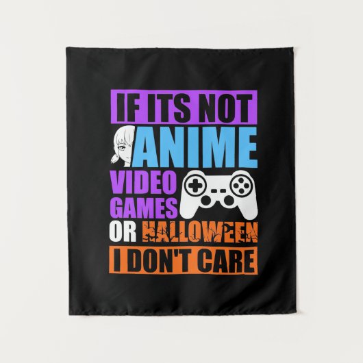 Halloween-Videospiele Wandteppich (Vorderseite)