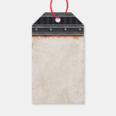 Halloween Vielen Dank für Ihr Label, Metallgitter Geschenkanhänger (Rückseite)