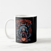 Halloween Viking Warrior - Runen und Ravens - Valh Kaffeetasse (Links)