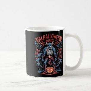 Halloween Viking Warrior - Runen und Ravens - Valh Kaffeetasse