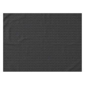 Halloween Viktorianisch Black Brocade Damask Tischdecke (Vorderseite (Horizontal))