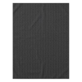 Halloween Viktorianisch Black Brocade Damask Tischdecke (Vorderseite)